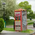 A derelict non-BT phone box, A Visit to the Cottage and Lunch With Sis, Throwleigh, Devon - 4th May 2026