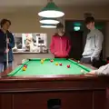 The boys are playing pool in the village hall again, A May Miscellany, Diss, Norwich and Garboldisham - 15th May 2026