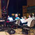 The band is ready for the first night, Palgrave Players do Back to the 60s, Garboldisham - 21st May 2026