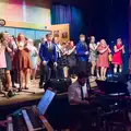 The band and the cast do their thing, Palgrave Players do Back to the 60s, Garboldisham - 21st May 2026