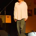 Holly at the microphone, Palgrave Players do Back to the 60s, Garboldisham - 21st May 2026