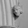 Another stone head looks down on the nave, A Visit to the Dentist, Stowmarket, Suffolk - 22nd May 2026