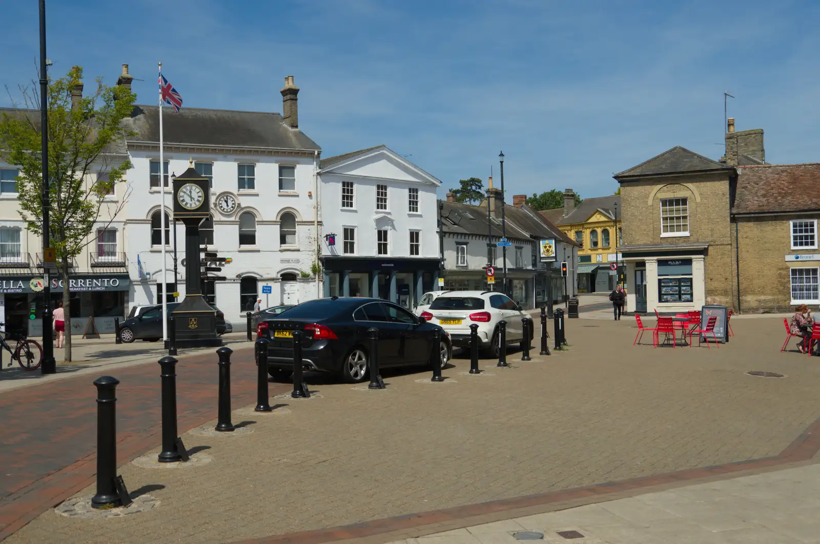 Market Place in Stowmarket, from A Visit to the Dentist, Stowmarket, Suffolk - 22nd May 2026