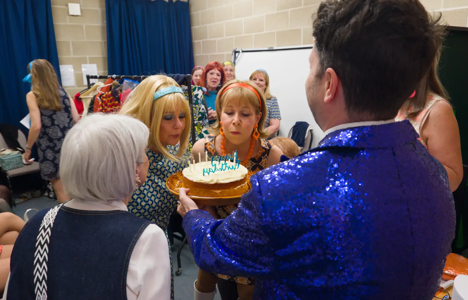 The birthday candles are blown out, from More Back to the 60s, Garboldisham Village Hall - 23rd May 2026