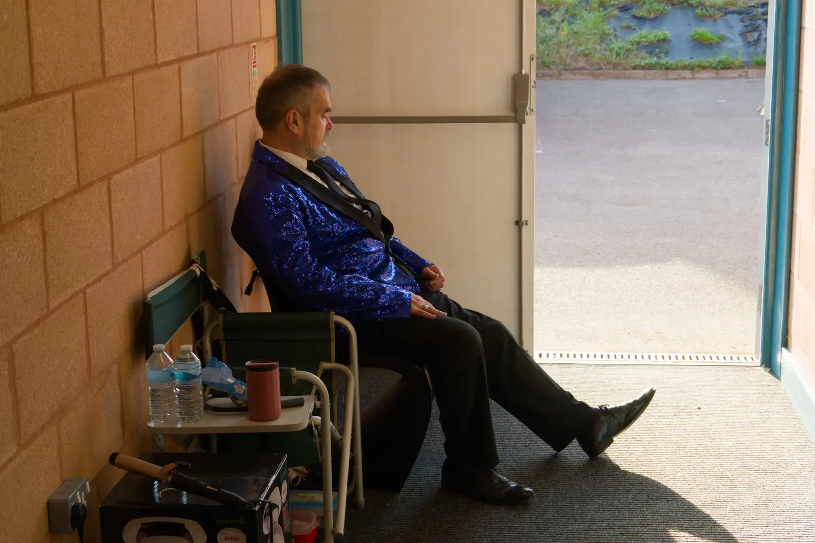 Doug waits for stuff to happen, from More Back to the 60s, Garboldisham Village Hall - 23rd May 2026