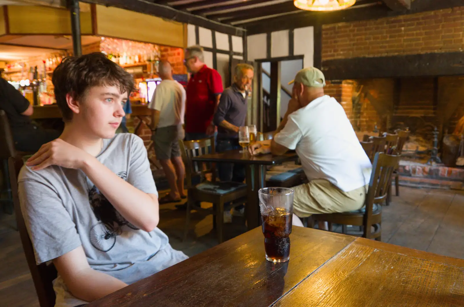 Fred in the Scole Crossways, from The Return of the Pub Walk: Brome to Diss - 24th May 2026