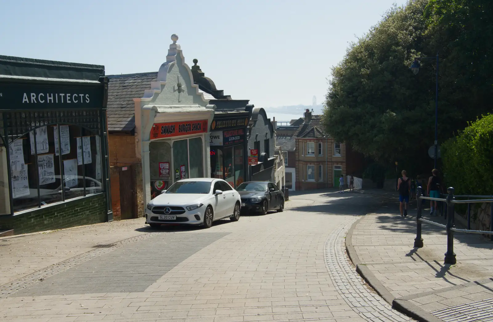 1900s buildings on Bent Hill, from A Birthday Lunch in Felixstowe, Suffolk - 26th May 2026