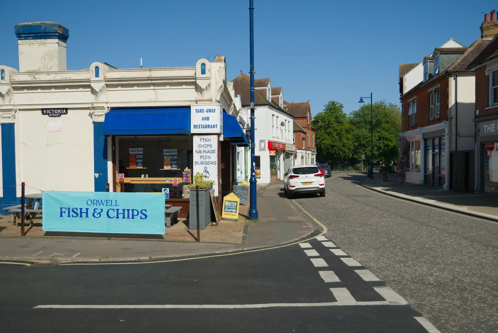 The fish and chip shop on Orwell Road, from A Birthday Lunch in Felixstowe, Suffolk - 26th May 2026