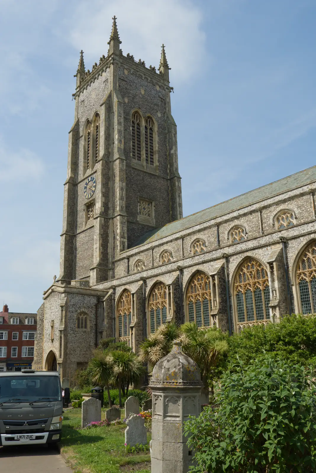 Cromer's epically-towered church, from A Birthday Trip to the Red Lion Hotel, Cromer, Norfolk - 27th May 2026