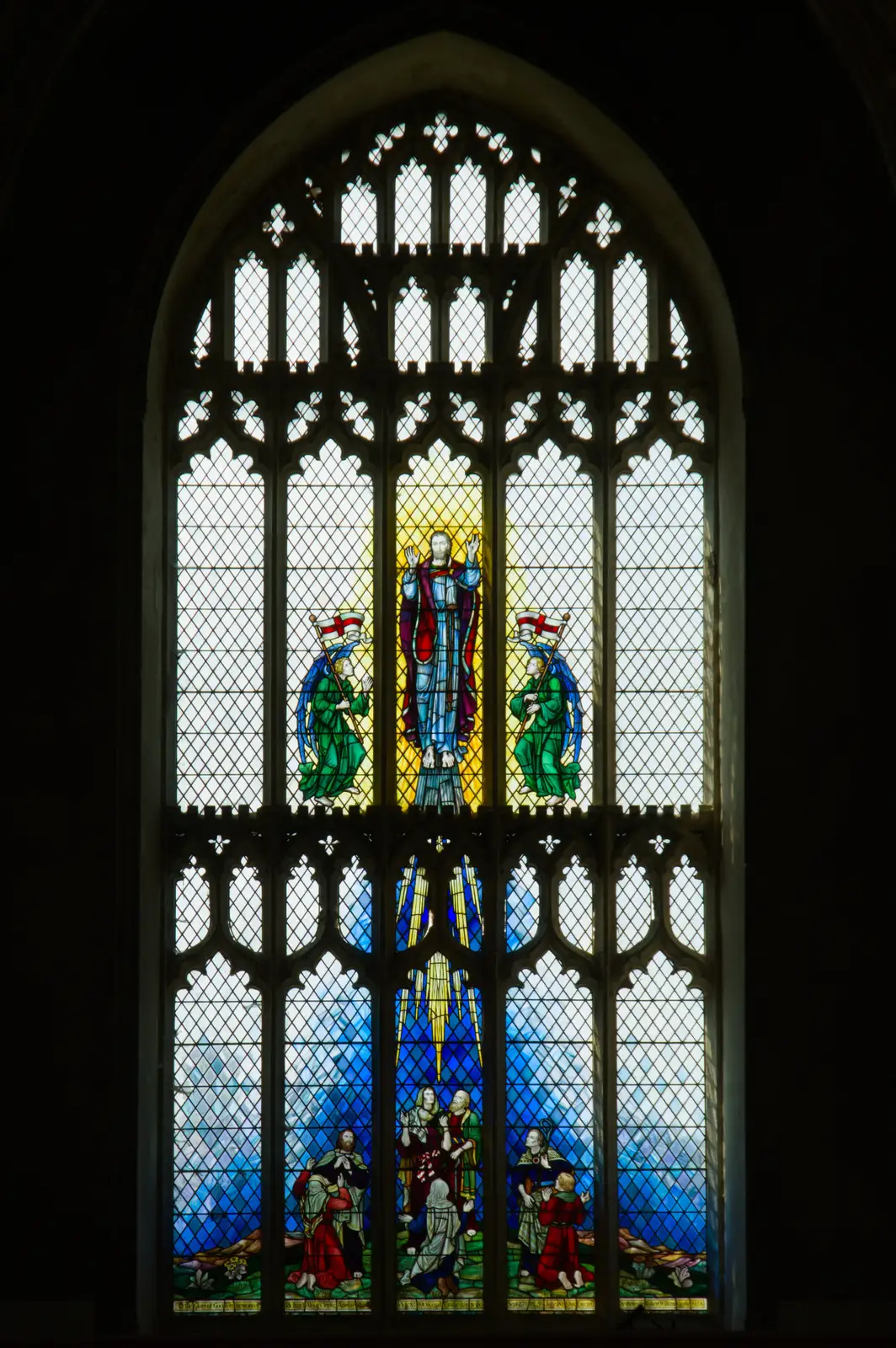 An impressive stained-glass window, from A Birthday Trip to the Red Lion Hotel, Cromer, Norfolk - 27th May 2026