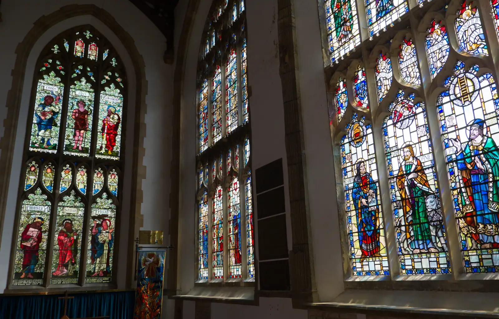 More windows of stained glass, from A Birthday Trip to the Red Lion Hotel, Cromer, Norfolk - 27th May 2026