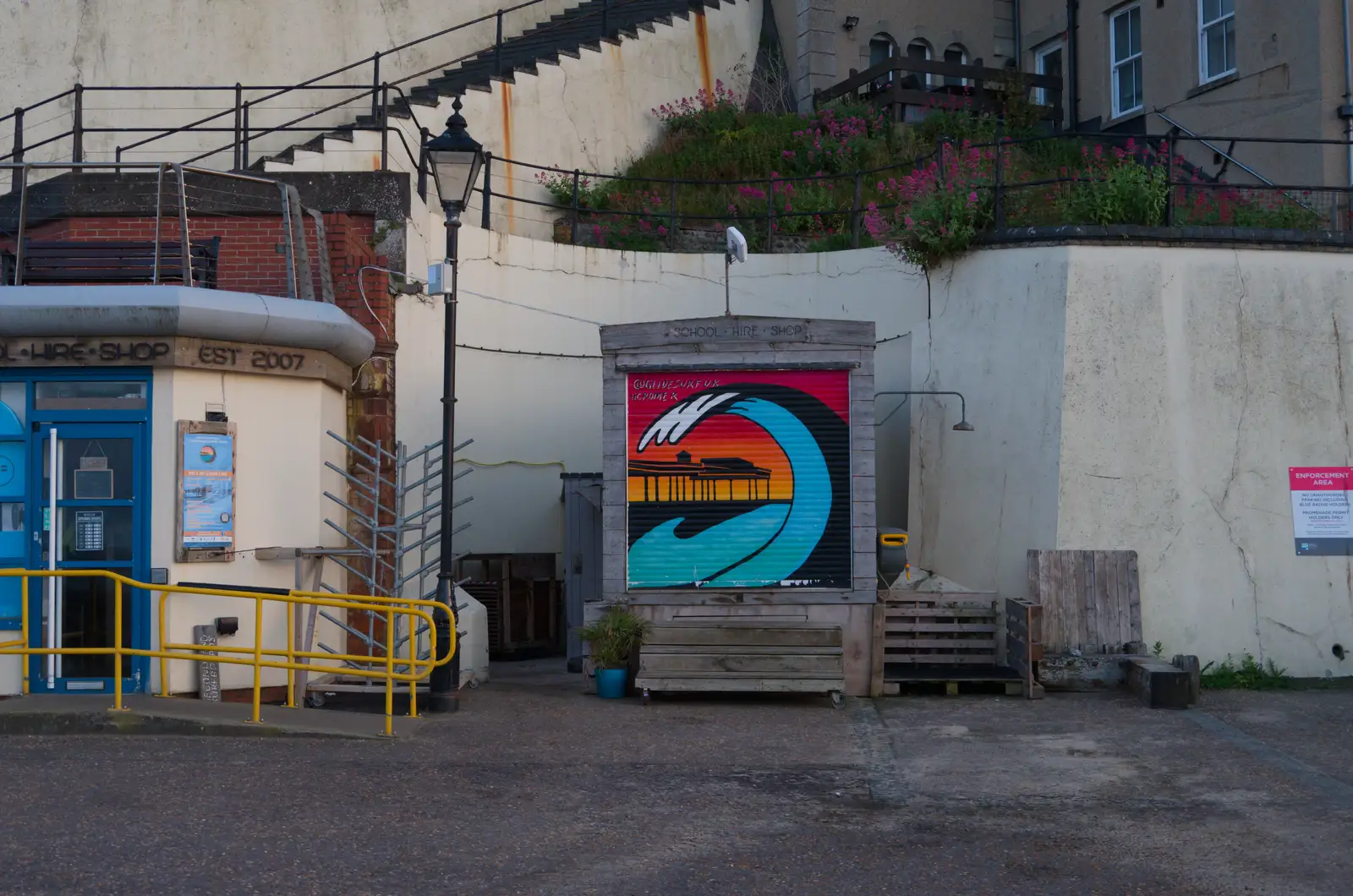 Surfing the wave, Cromer style, from A Birthday Trip to the Red Lion Hotel, Cromer, Norfolk - 27th May 2026