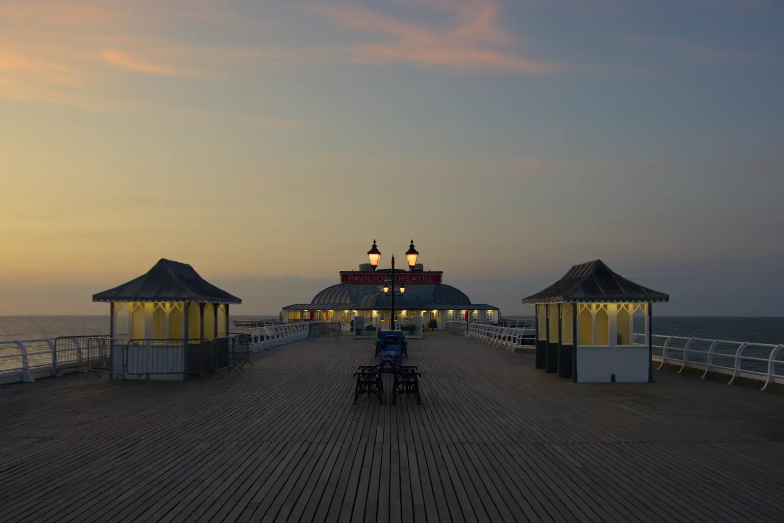 Cromer pier in the dusk light, from A Birthday Trip to the Red Lion Hotel, Cromer, Norfolk - 27th May 2026