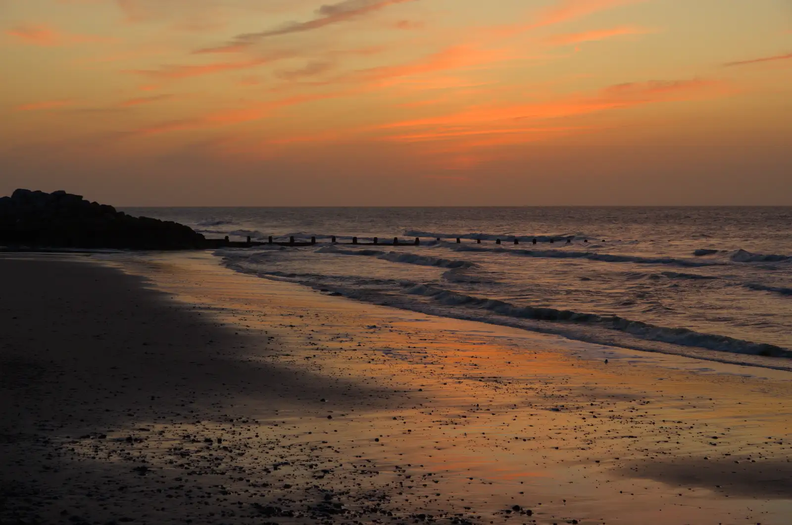 More of the sunset over the sea, from A Birthday Trip to the Red Lion Hotel, Cromer, Norfolk - 27th May 2026