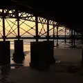 Under the pier, A Birthday Trip to the Red Lion Hotel, Cromer, Norfolk - 27th May 2026