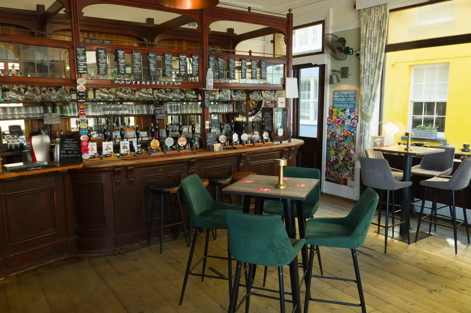 The awesome bar of the Red Lion, from A Bus Trip to Wells Next the Sea, Norfolk - 28th May 2026