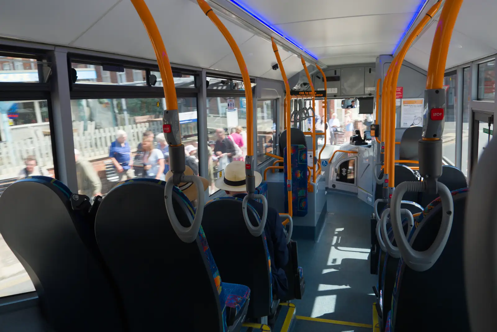We're on the Coast Hopper bus, from A Bus Trip to Wells Next the Sea, Norfolk - 28th May 2026