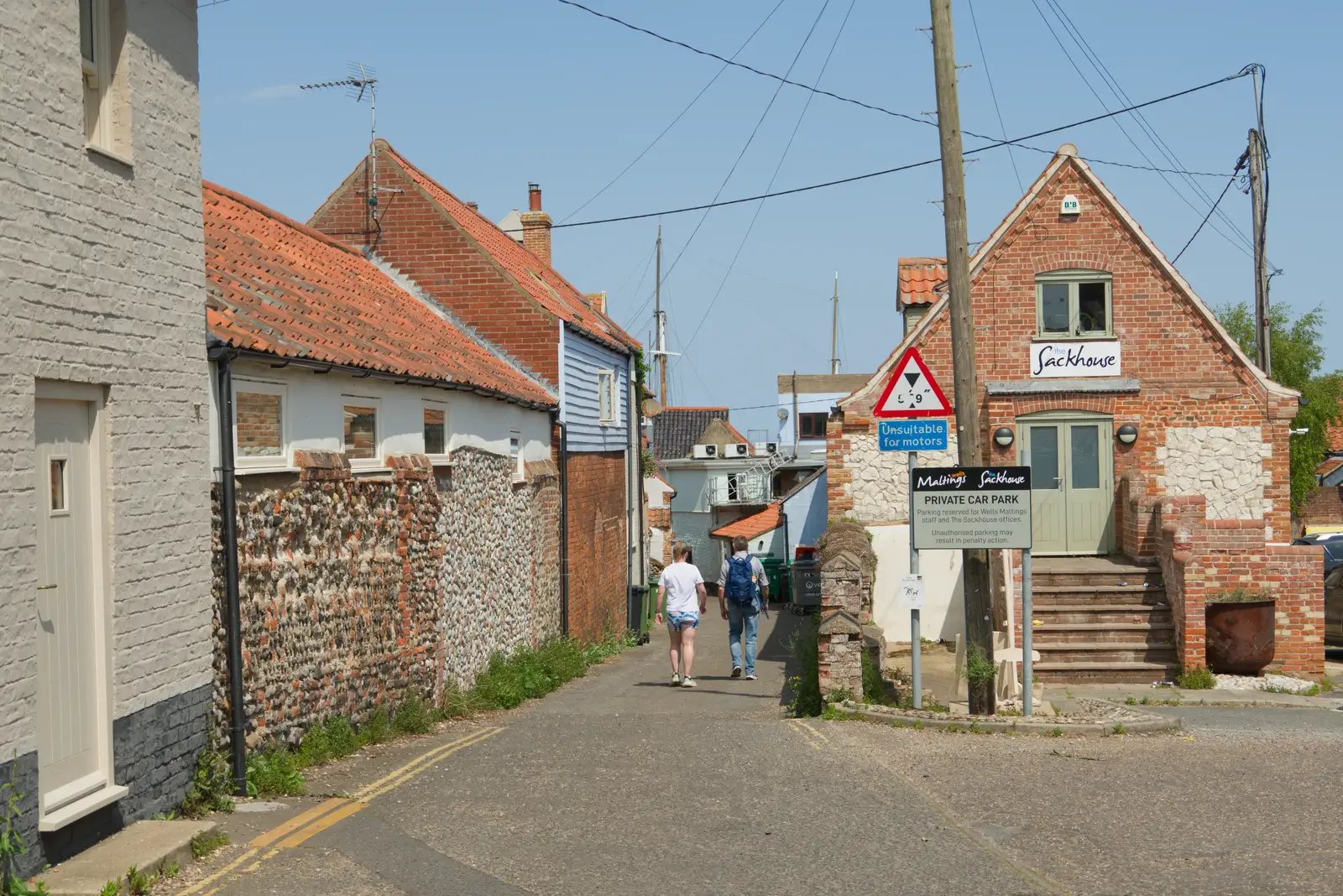 Jicklings Yard in Wells Next The Sea, from A Bus Trip to Wells Next the Sea, Norfolk - 28th May 2026