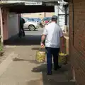 A pub chef hauls spuds around, A Bus Trip to Wells Next the Sea, Norfolk - 28th May 2026