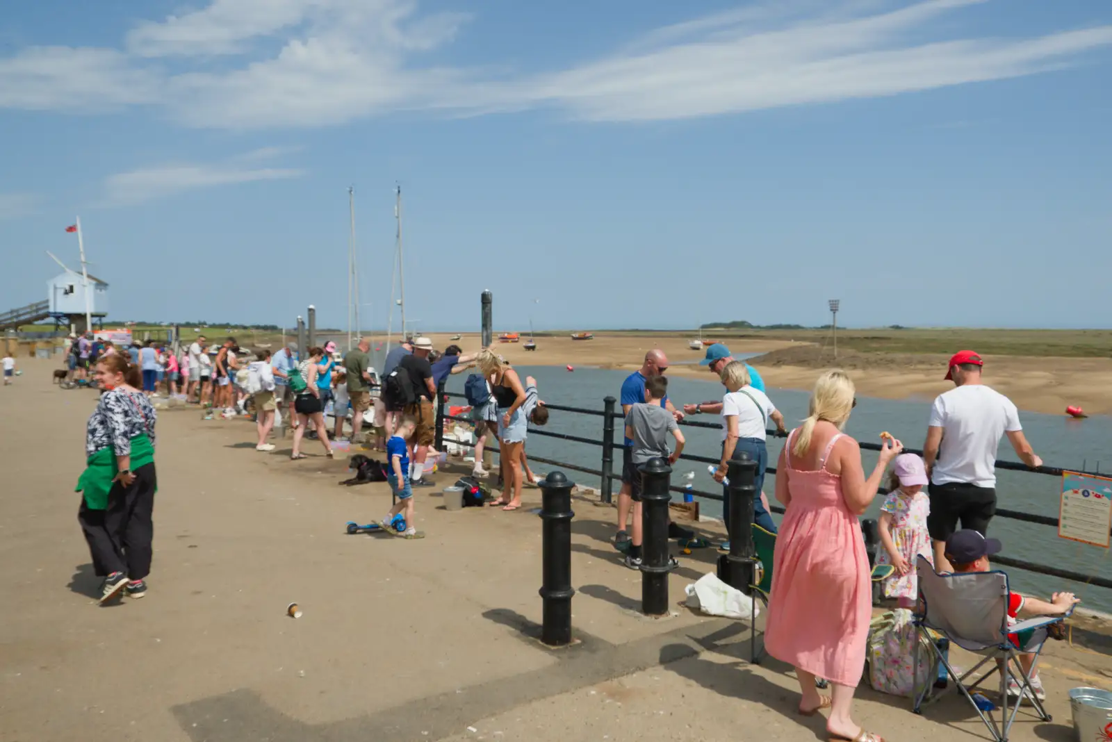 Crabbers on Beach Road, from A Bus Trip to Wells Next the Sea, Norfolk - 28th May 2026