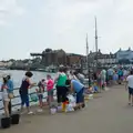 More crabbing action in Wells Next the Sea, A Bus Trip to Wells Next the Sea, Norfolk - 28th May 2026