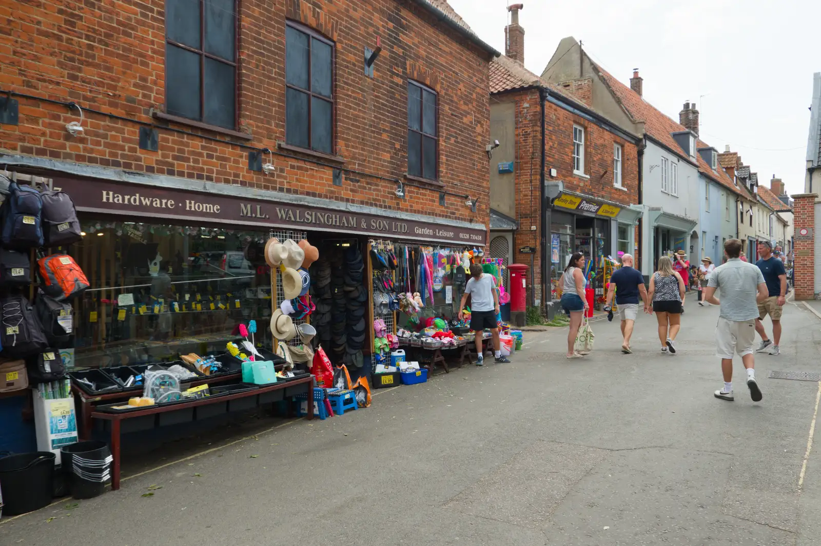 Walsingham And Son hardware on Staithe Street, from A Bus Trip to Wells Next the Sea, Norfolk - 28th May 2026