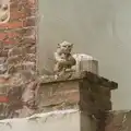 A grumpy gargoyle watches the tourists, A Bus Trip to Wells Next the Sea, Norfolk - 28th May 2026