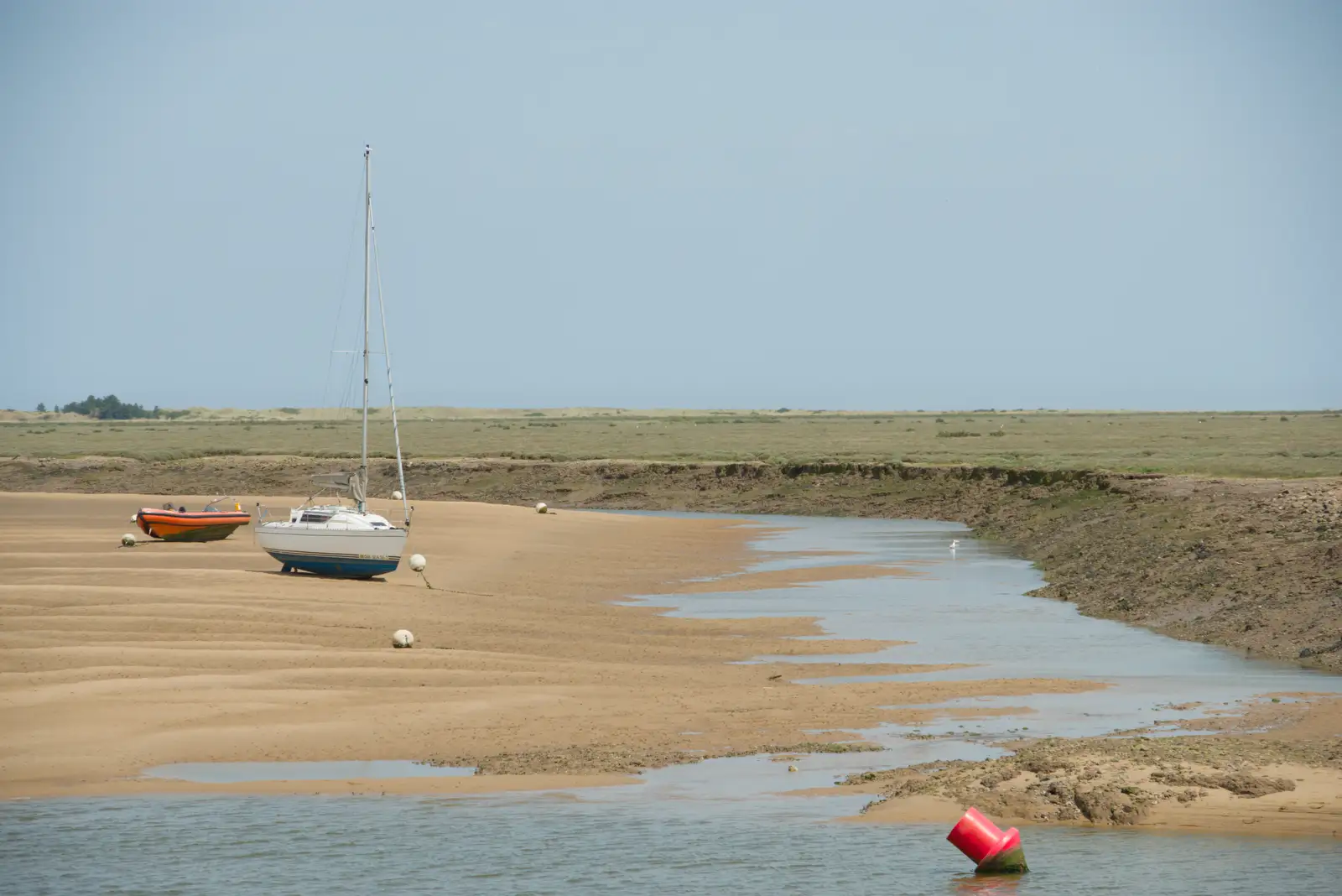 The tide is out on East Fleet estuary, from A Bus Trip to Wells Next the Sea, Norfolk - 28th May 2026