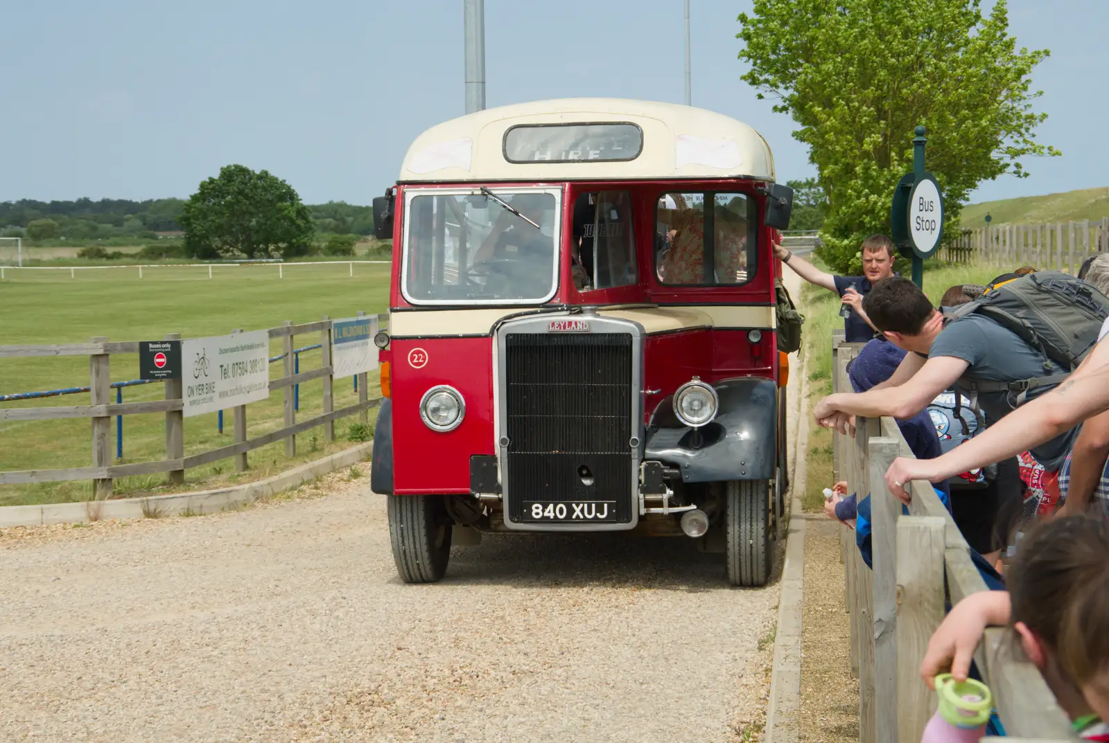 The 1959 Leyland Tiger is doing the rounds again, from A Bus Trip to Wells Next the Sea, Norfolk - 28th May 2026