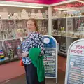 Isobel outside John's Rock Shop, A Bus Trip to Wells Next the Sea, Norfolk - 28th May 2026
