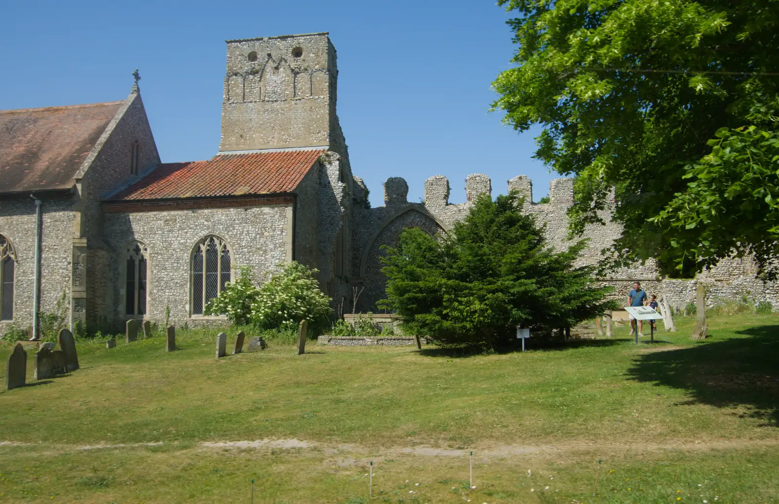 The remains of Weybourne Priory, from A Bus Trip to Wells Next the Sea, Norfolk - 28th May 2026