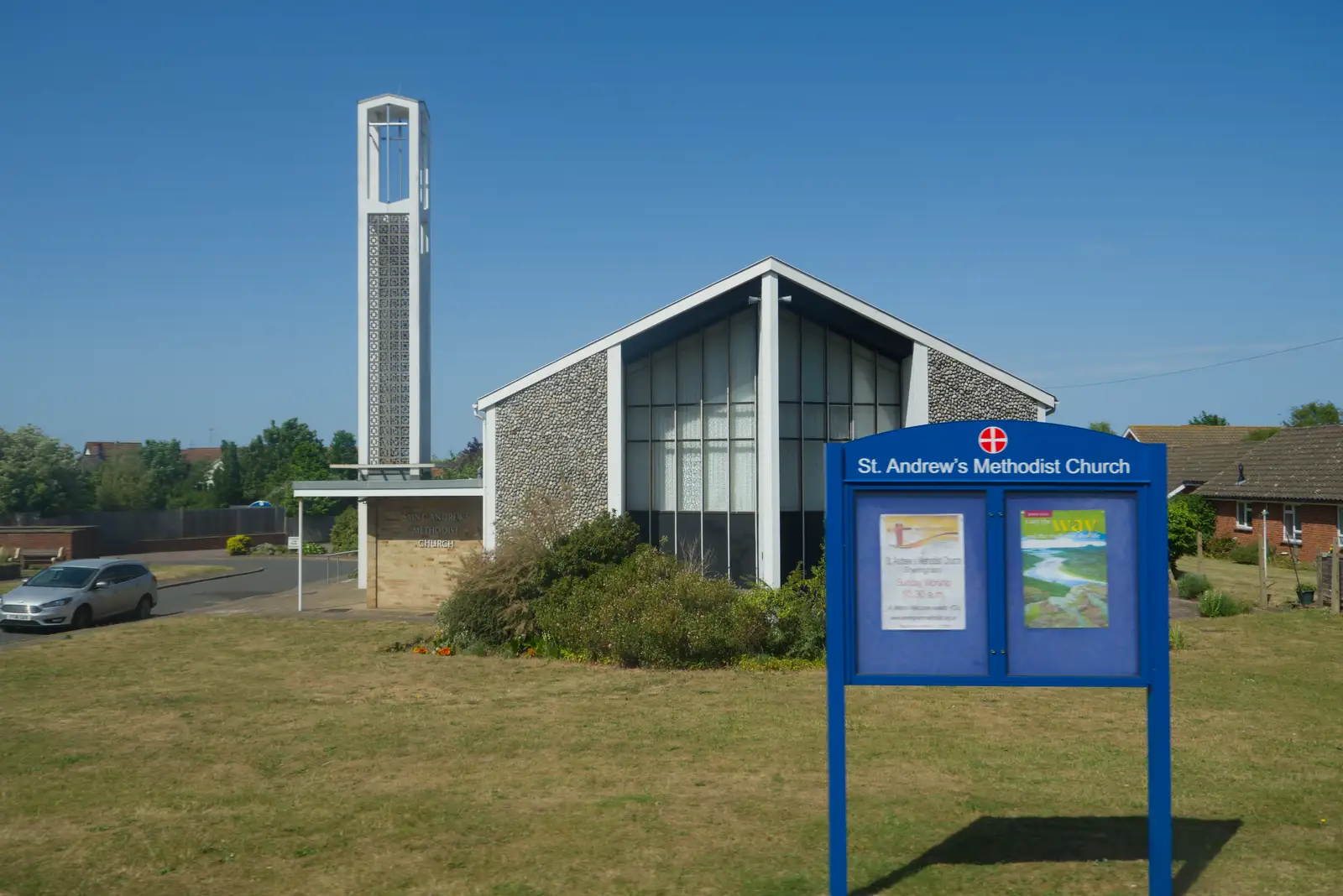 A much more modern church: St. Andrew's Methodist, from A Bus Trip to Wells Next the Sea, Norfolk - 28th May 2026