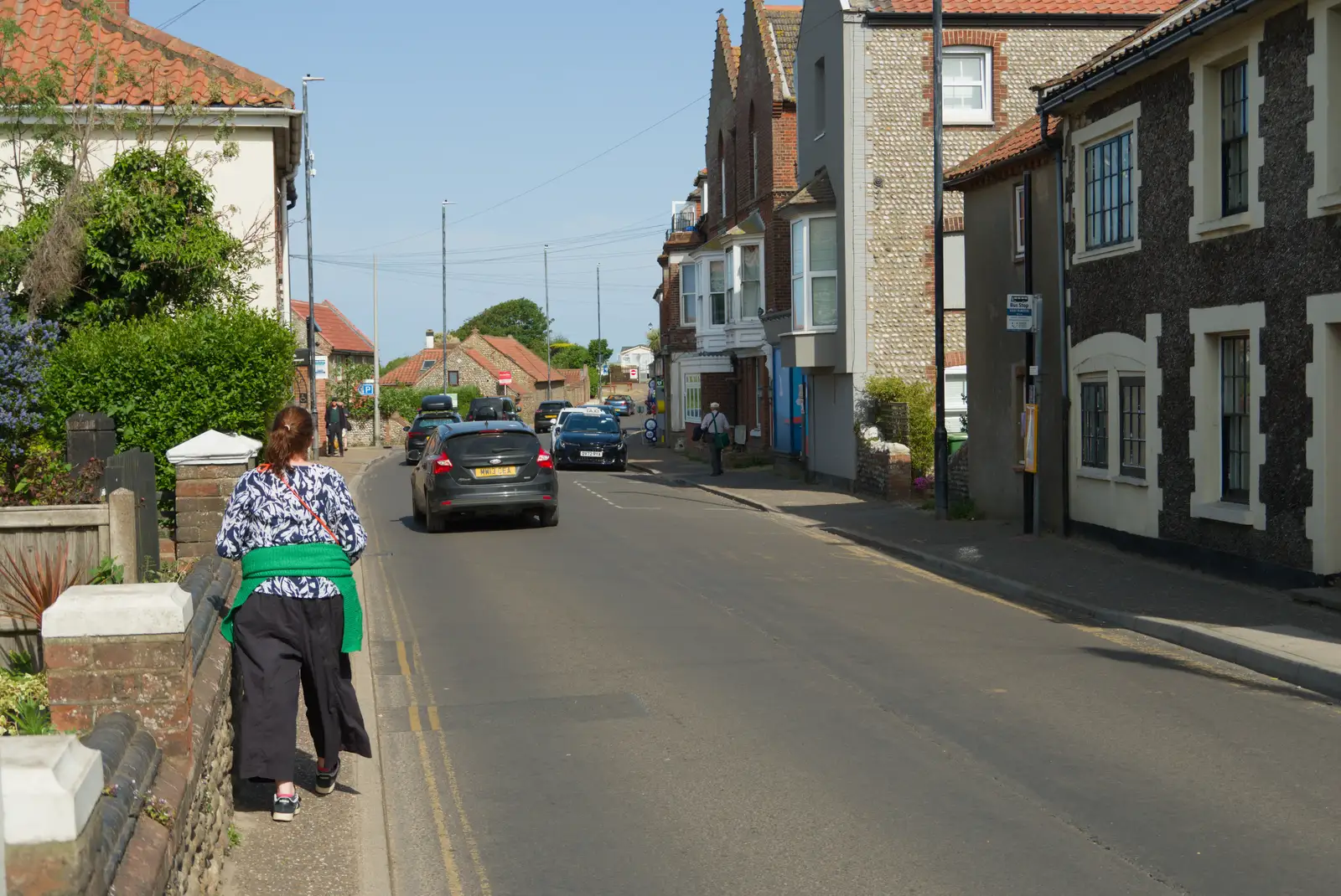On High Street in East Runton, from A Bus Trip to Wells Next the Sea, Norfolk - 28th May 2026