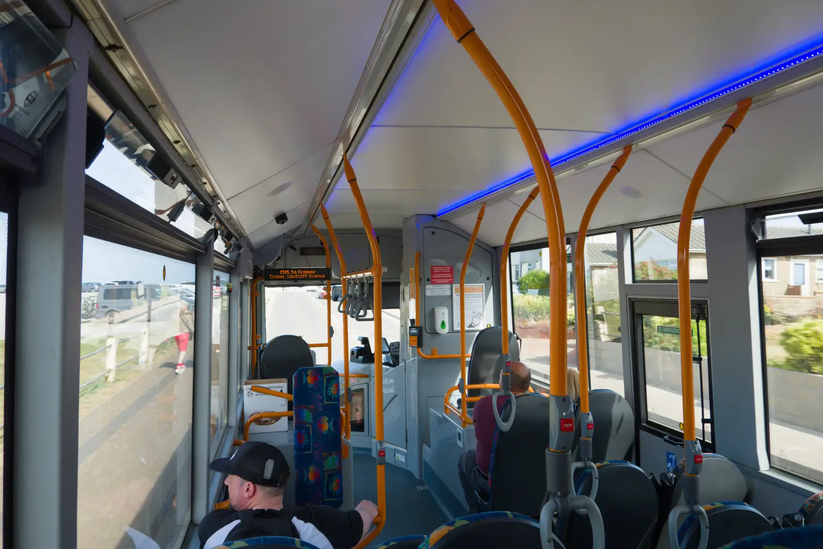 The CH1 bus rolls into Cromer, from A Bus Trip to Wells Next the Sea, Norfolk - 28th May 2026