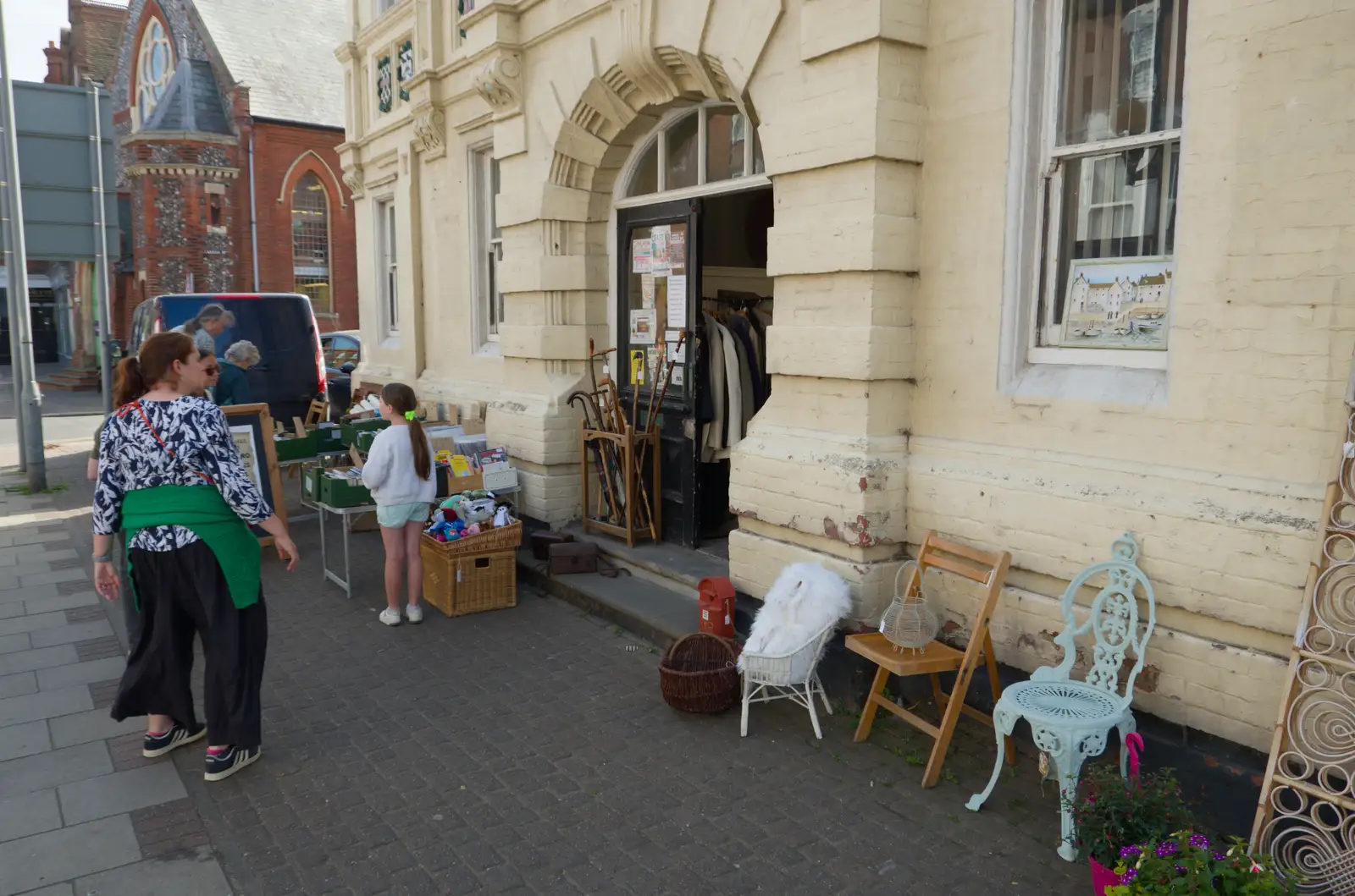 An antiques/bric-a-brac market on Prince of Wales, from A Bus Trip to Wells Next the Sea, Norfolk - 28th May 2026