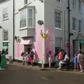 It's all very pink by an ice-cream shop , A Bus Trip to Wells Next the Sea, Norfolk - 28th May 2026