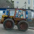 A tractor on a hill, A Bus Trip to Wells Next the Sea, Norfolk - 28th May 2026
