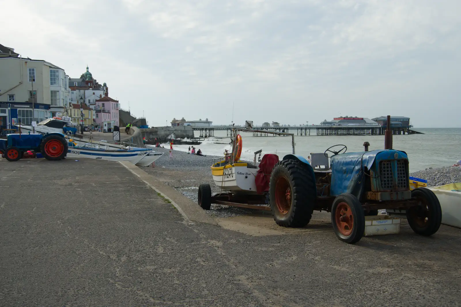 More tractors near the pier, from A Bus Trip to Wells Next the Sea, Norfolk - 28th May 2026
