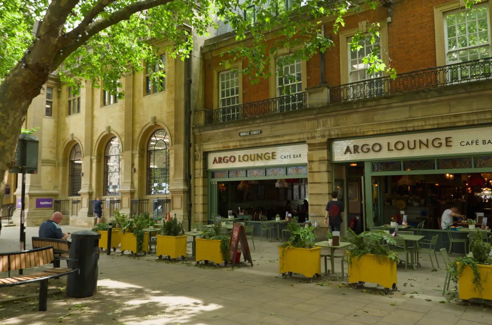 Isobel gets a coffee in the Argo Lounge, from A Postcard From Peterborough, Cambridgeshire - 29th May 2026