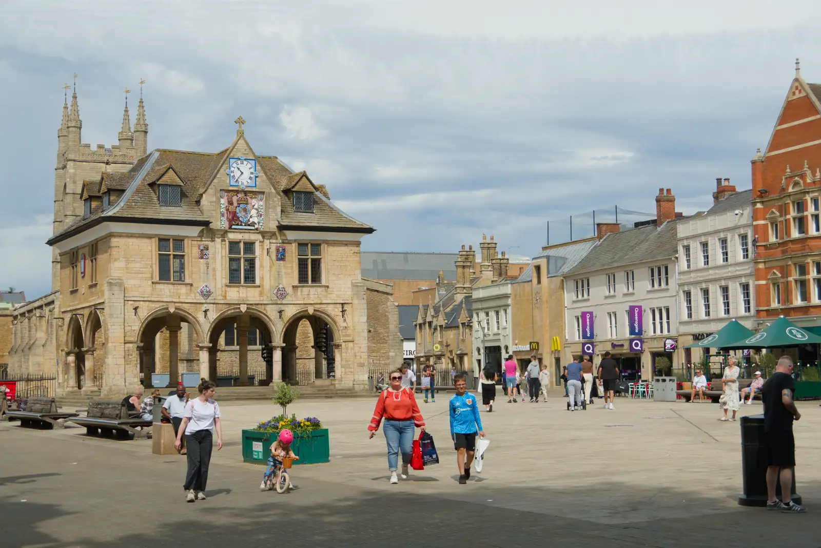 Peterborough's Guildhall and cathedral square, from A Postcard From Peterborough, Cambridgeshire - 29th May 2026