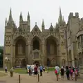 Peterborough Cathedral's grand entrance portico, A Postcard From Peterborough, Cambridgeshire - 29th May 2026