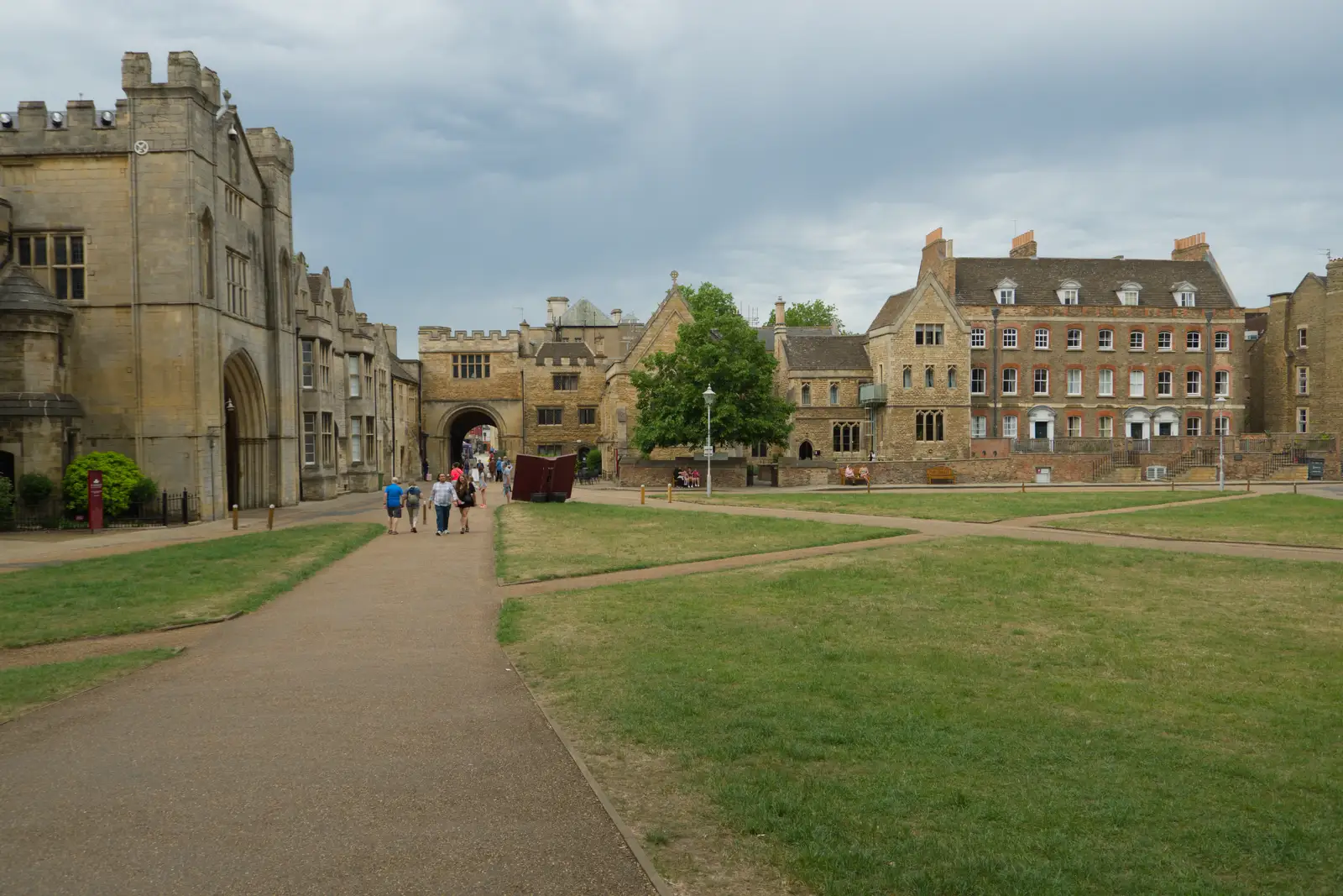 The cathedral close, from A Postcard From Peterborough, Cambridgeshire - 29th May 2026