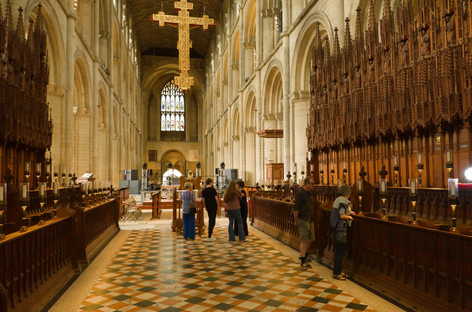 The cathedral's choir, from A Postcard From Peterborough, Cambridgeshire - 29th May 2026