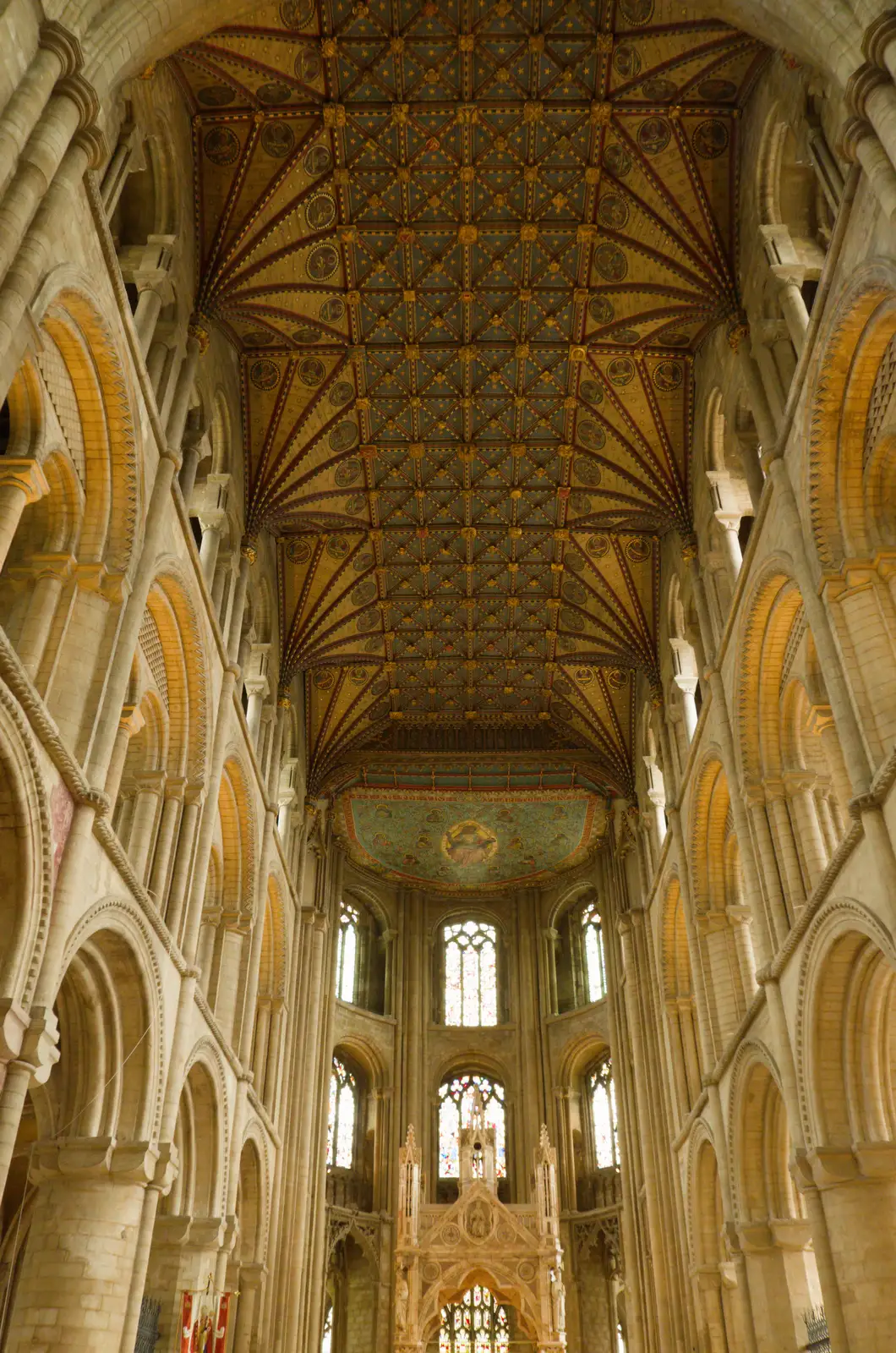 The chancery and its grand ceiling, from A Postcard From Peterborough, Cambridgeshire - 29th May 2026