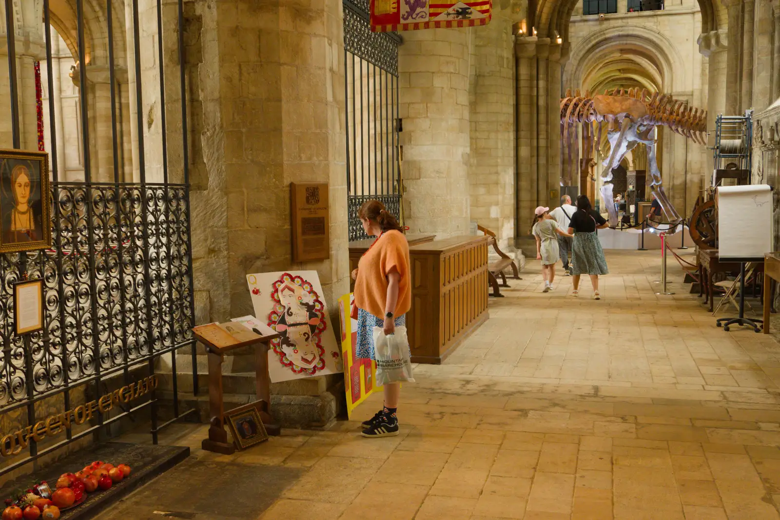 Isobel looks at stuff, from A Postcard From Peterborough, Cambridgeshire - 29th May 2026