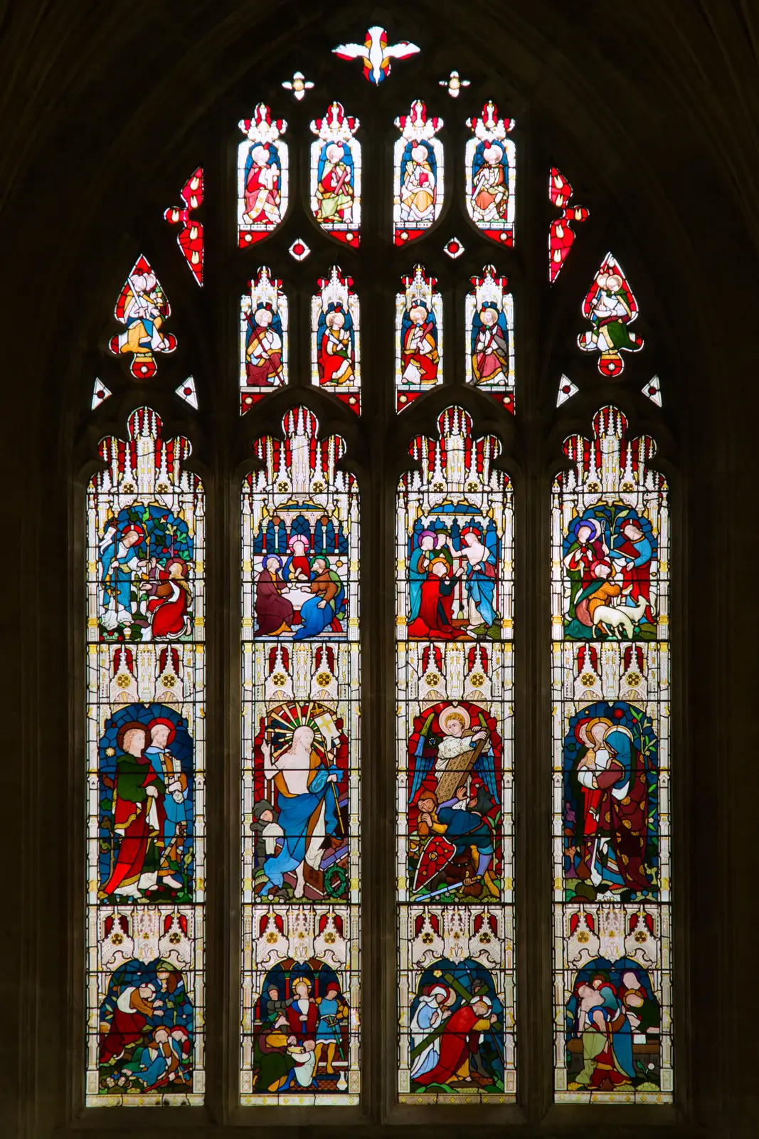 The eastern nave window, from A Postcard From Peterborough, Cambridgeshire - 29th May 2026