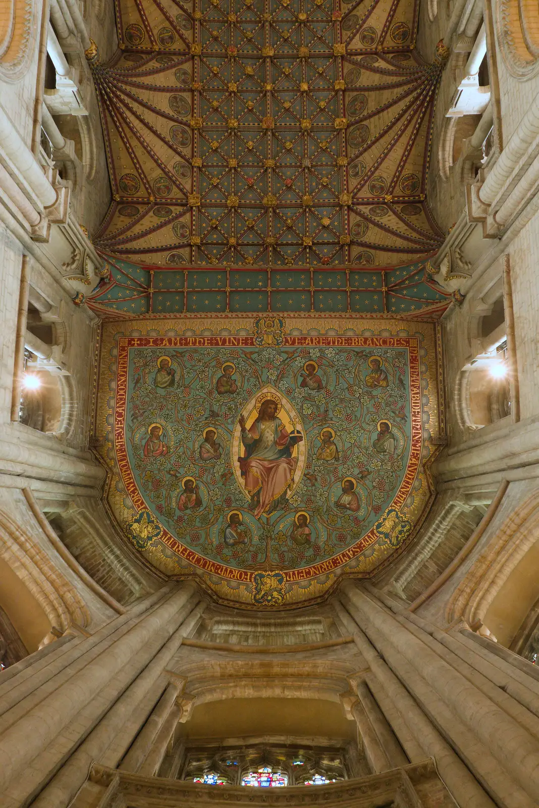 The spectacular chancery ceiling, from A Postcard From Peterborough, Cambridgeshire - 29th May 2026