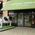 A model cow outside Food Hall, A Postcard From Peterborough, Cambridgeshire - 29th May 2026