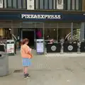 Isobel outside Pizza Express, A Postcard From Peterborough, Cambridgeshire - 29th May 2026