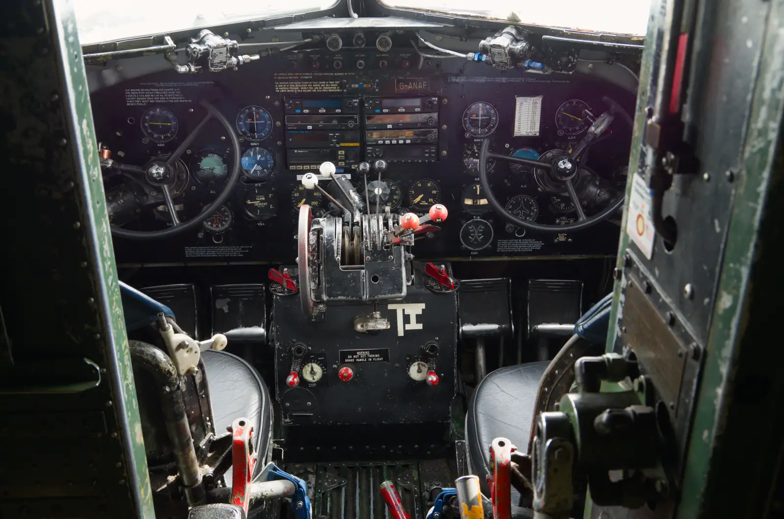 Pegasus's flight deck, from Flying to Cherbourg on a C-47 Dakota, Normandy, France - 1st June 2026